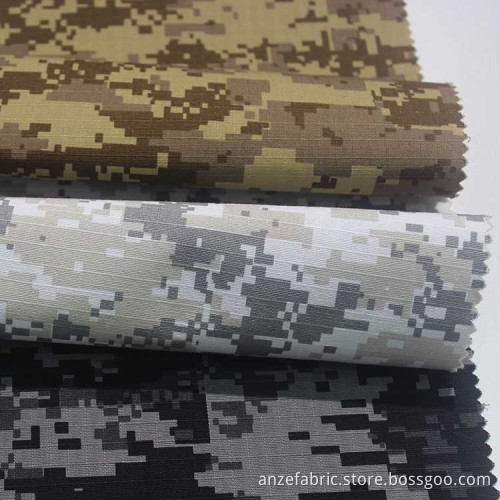 100 camouflage cotton ripstop fabric for garment
